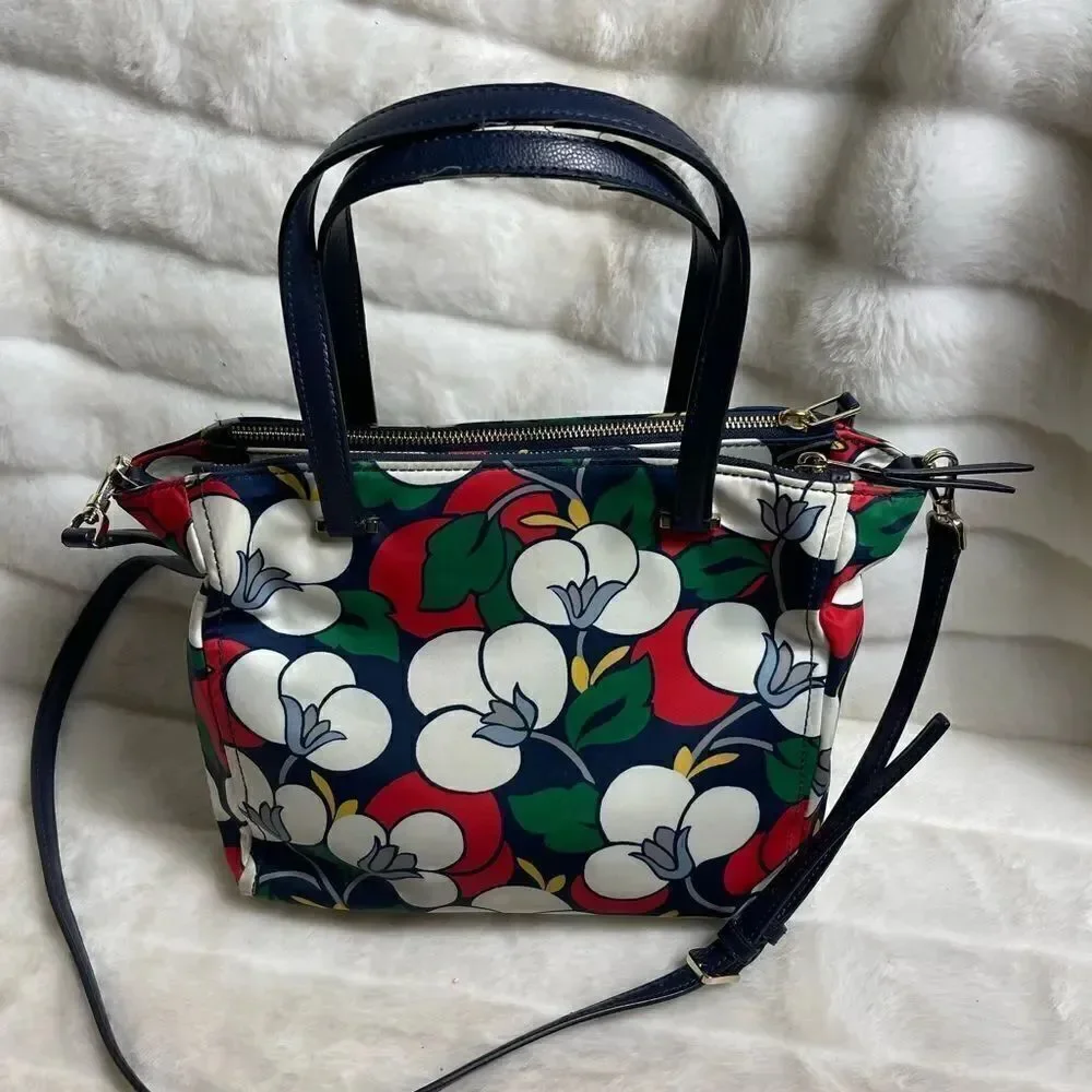 Kate Spade Dawn Breeze multi color Nylon Medium Satchel/Shoulder bag .